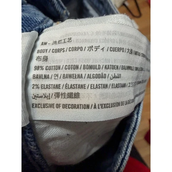 Hollister Y2K Ultra High Rise Mom Jeans Women Size 26 90s Streetwear Indie Retro - Picture 6 of 7